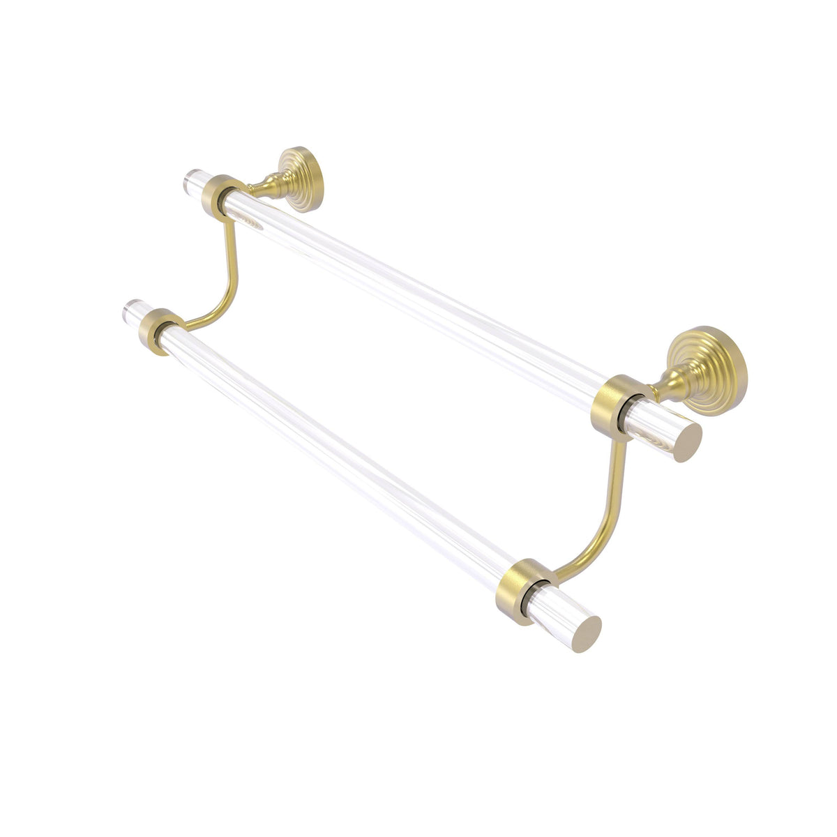 36 in. Double Towel Bar Satin Brass X12121