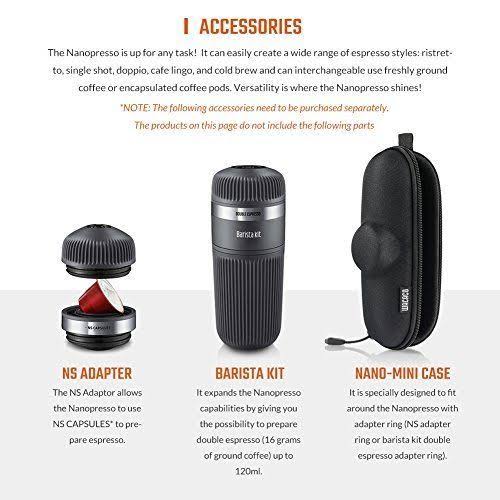 Portable Espresso Maker with NS Adapter G372
