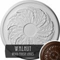 Walnut Hand-Painted Ceiling Medallion Z35033