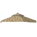 Camo Sand Replacement Canopy for Hexagon Solar Gazebo K5179