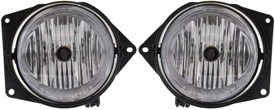 Fog Light Assembly Pair for Hummer H3 H3T 2006-2010 J160793