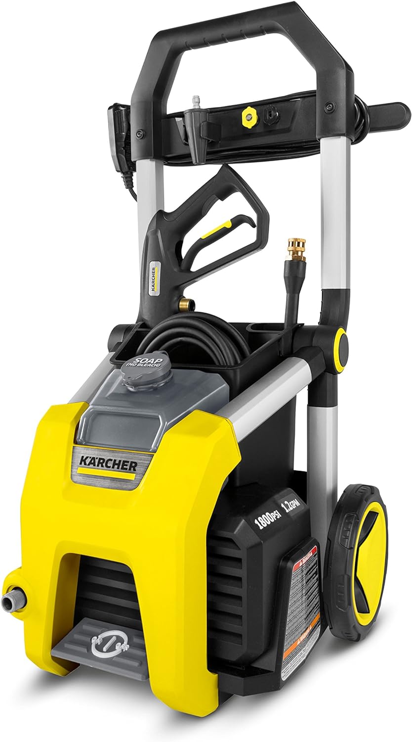 1700 PSI Electric Power Pressure Washer with 3 Nozzle Attachments S997308