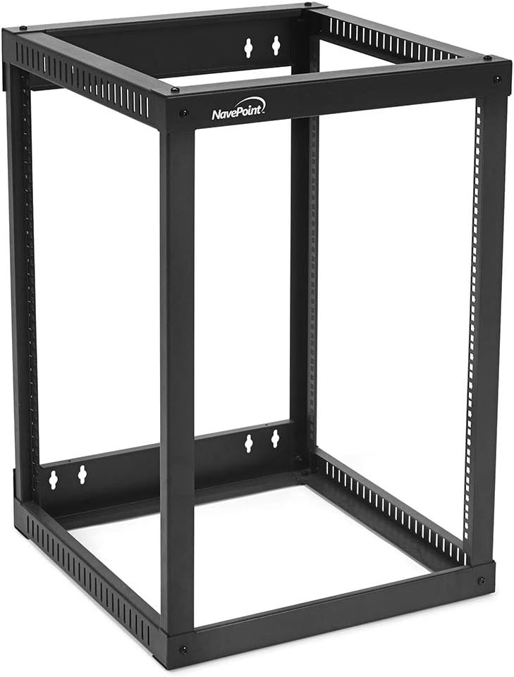 15U Wall Mount Network Rack, 22-Inch Depth, Steel F7208