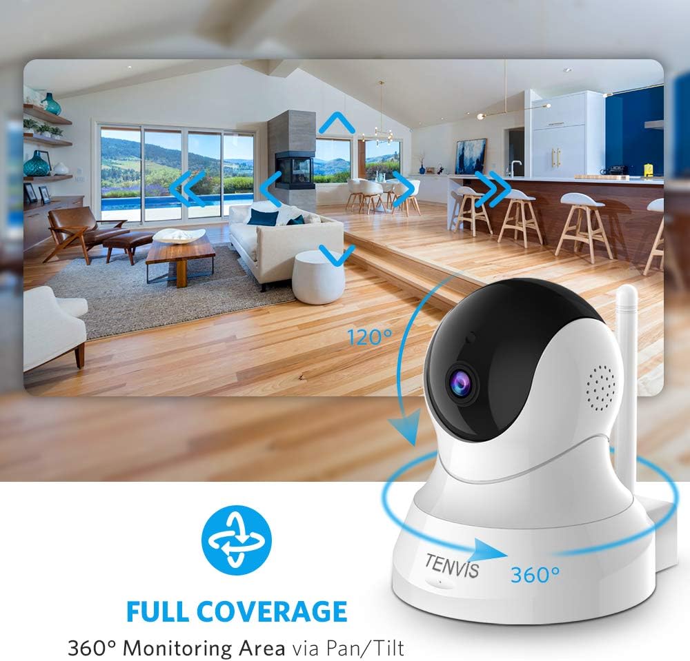 Home Camera with 2-Way Audio and Motion Detection D25854