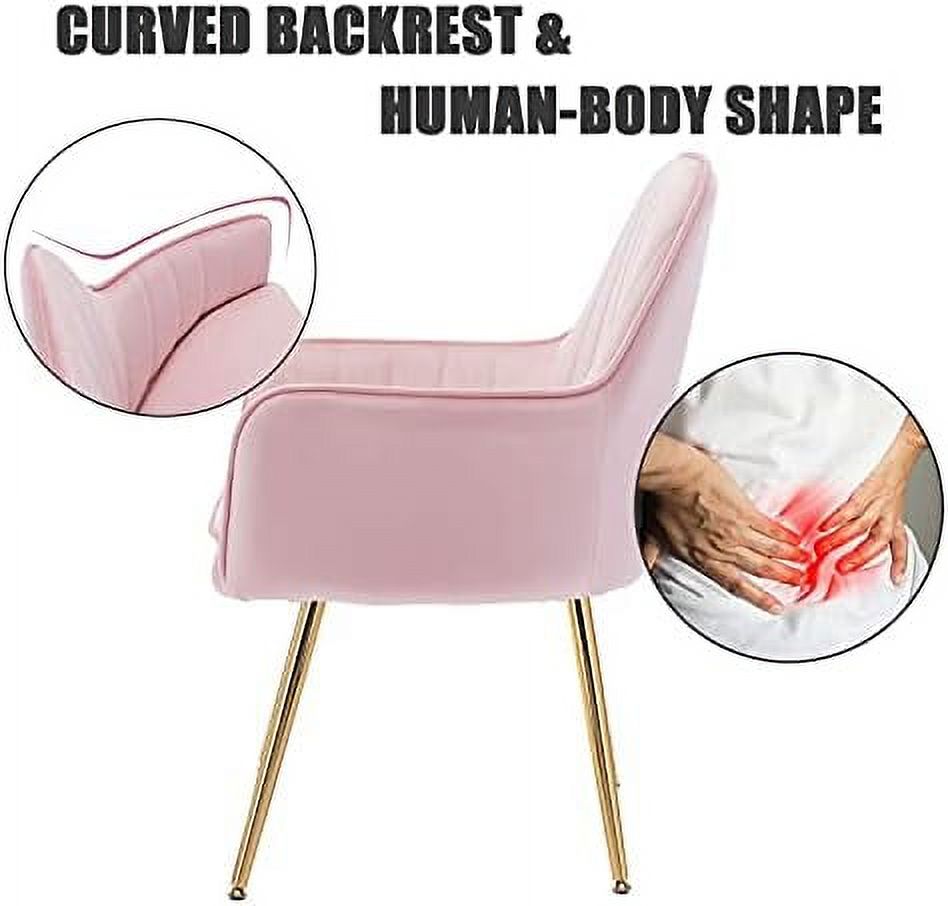 Beige Velvet Accent Chair R735