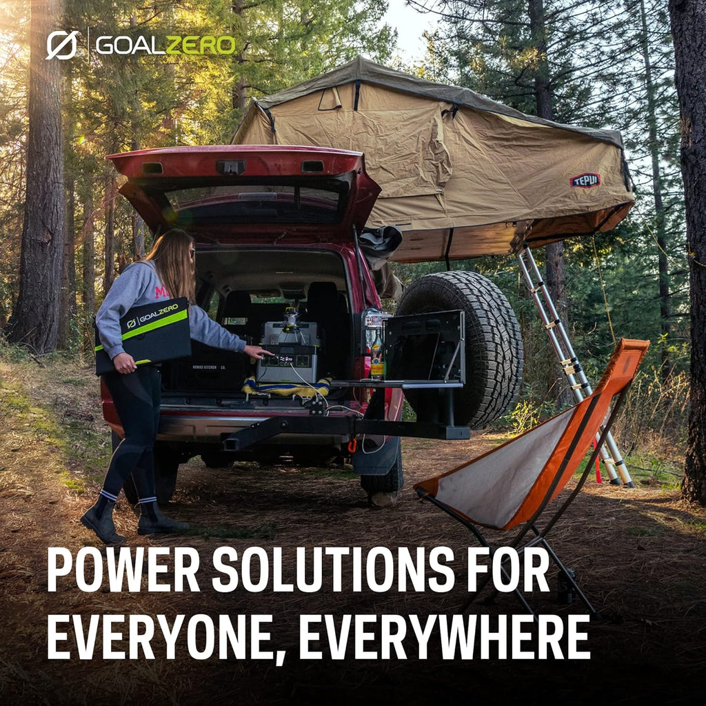 Portable Power Station, 1000 W, Solar-Powered Generator P502696