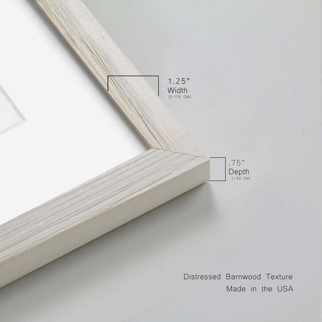 Framed Print 31X44 White Z8165