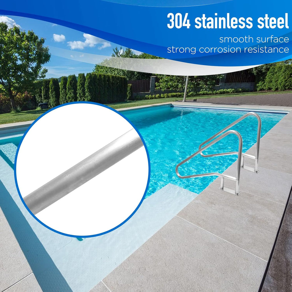 Pool Handrail 54x36 304 Stainless Steel W60563
