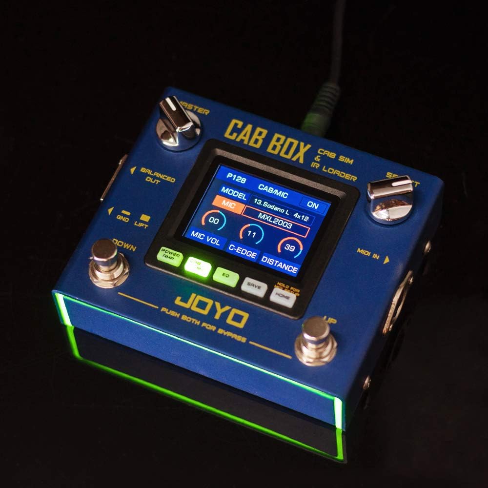 Electric Guitar & Bass Effect Pedal with Cabinet Modeling and Amp Simulator X488066