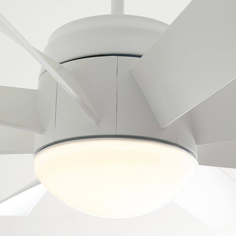 56x22 LED Ceiling Fan Brushed Steel I670