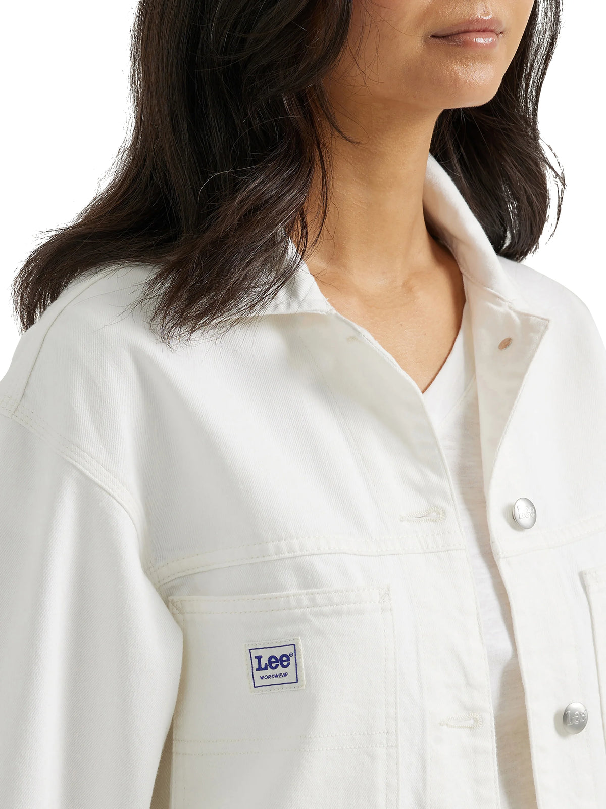 Cropped Chore Denim Jacket F13662