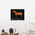 Black Float Frame Canvas Art U953