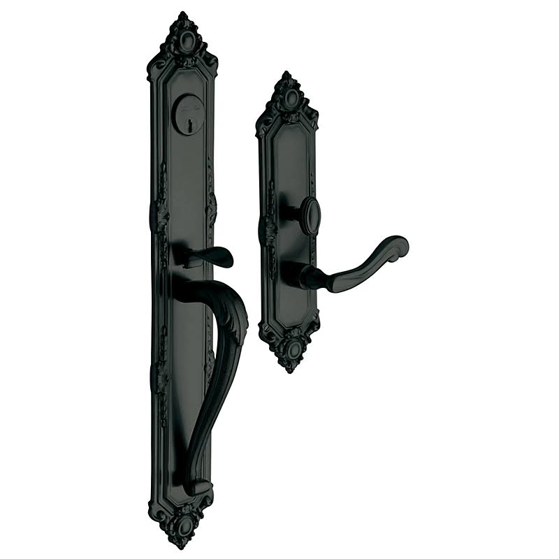 Lifetime Polished Brass Double Cylinder Mortise Handleset Trim Set F398