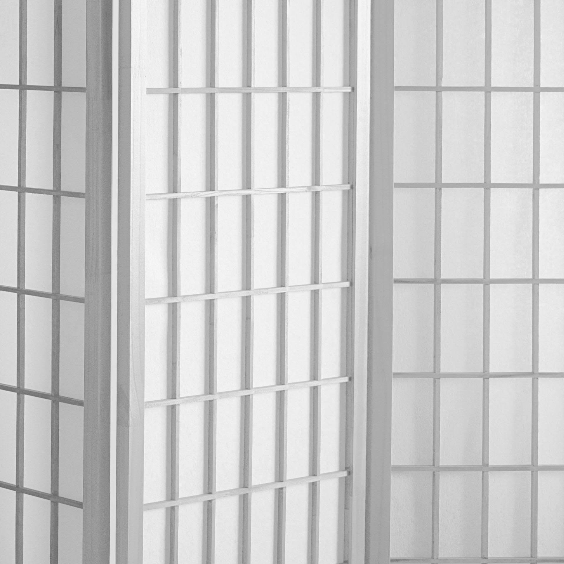 White 6 Panel Shoji Screen A26208