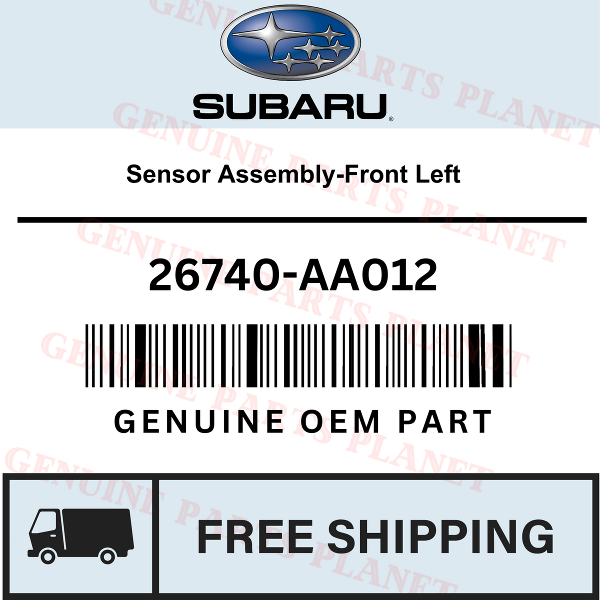 Sensor Assembly Front Left S662