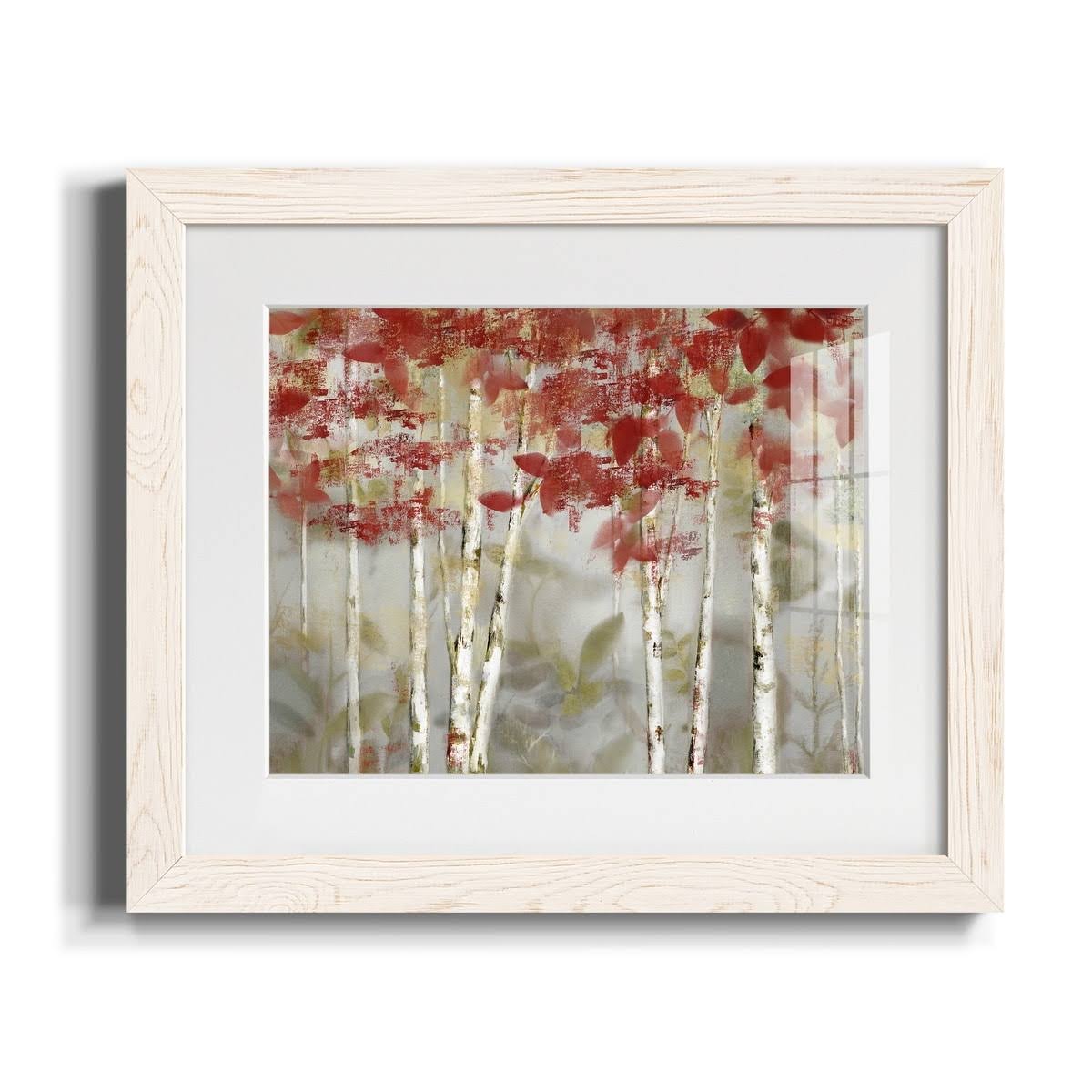 Framed Print 31X44 White Z8165