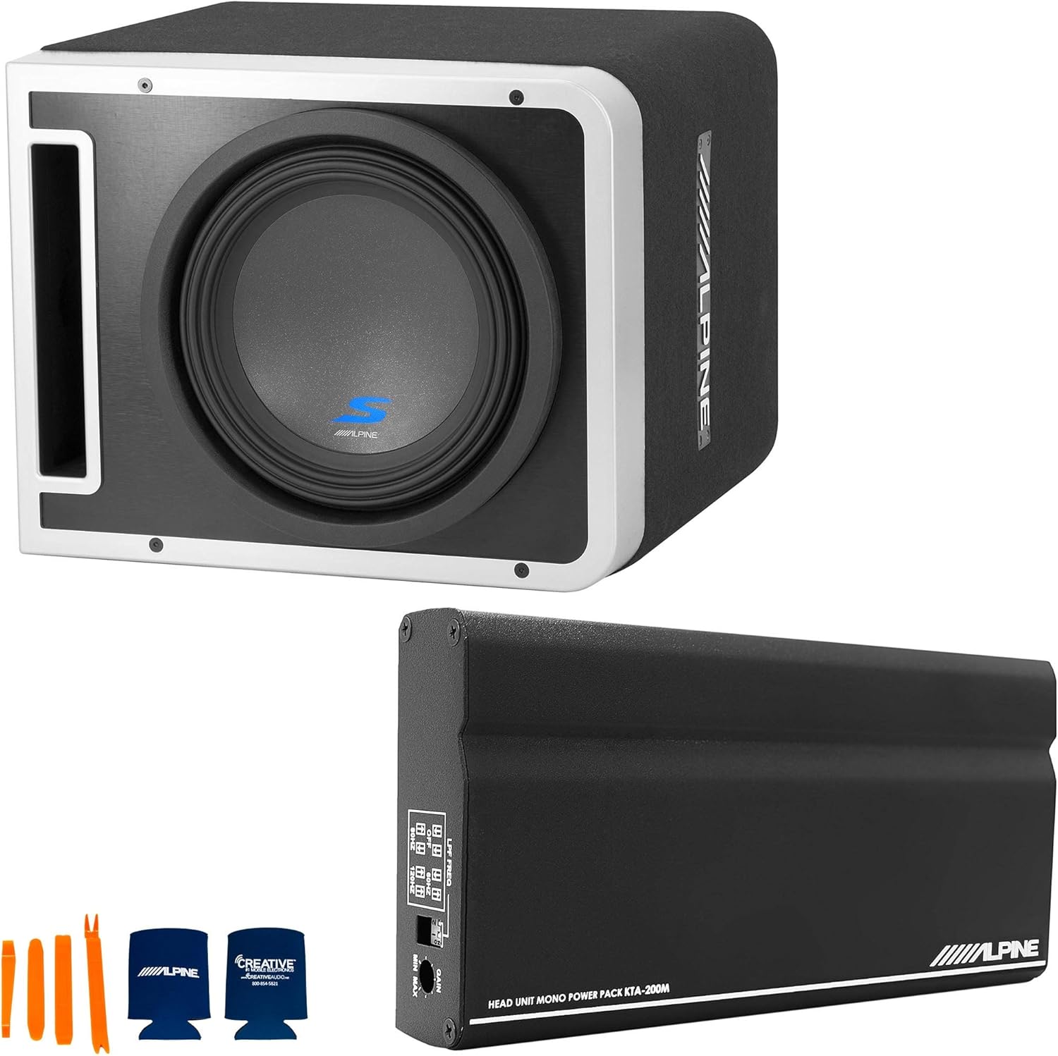 10" Vented Loaded Enclosure with Amplifier D130885