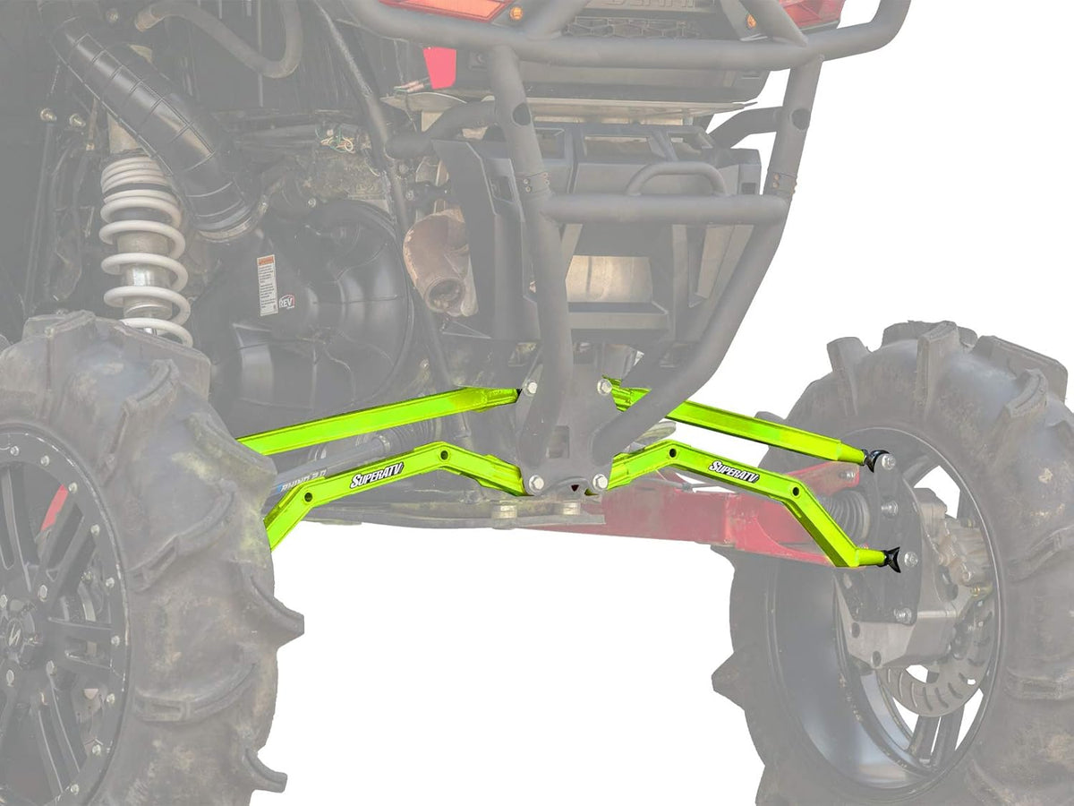 Red Heavy-Duty Boxed Rear Radius Arms for Polaris RZR XP 1000 B211