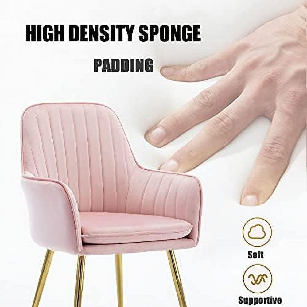 Beige Velvet Accent Chair R735