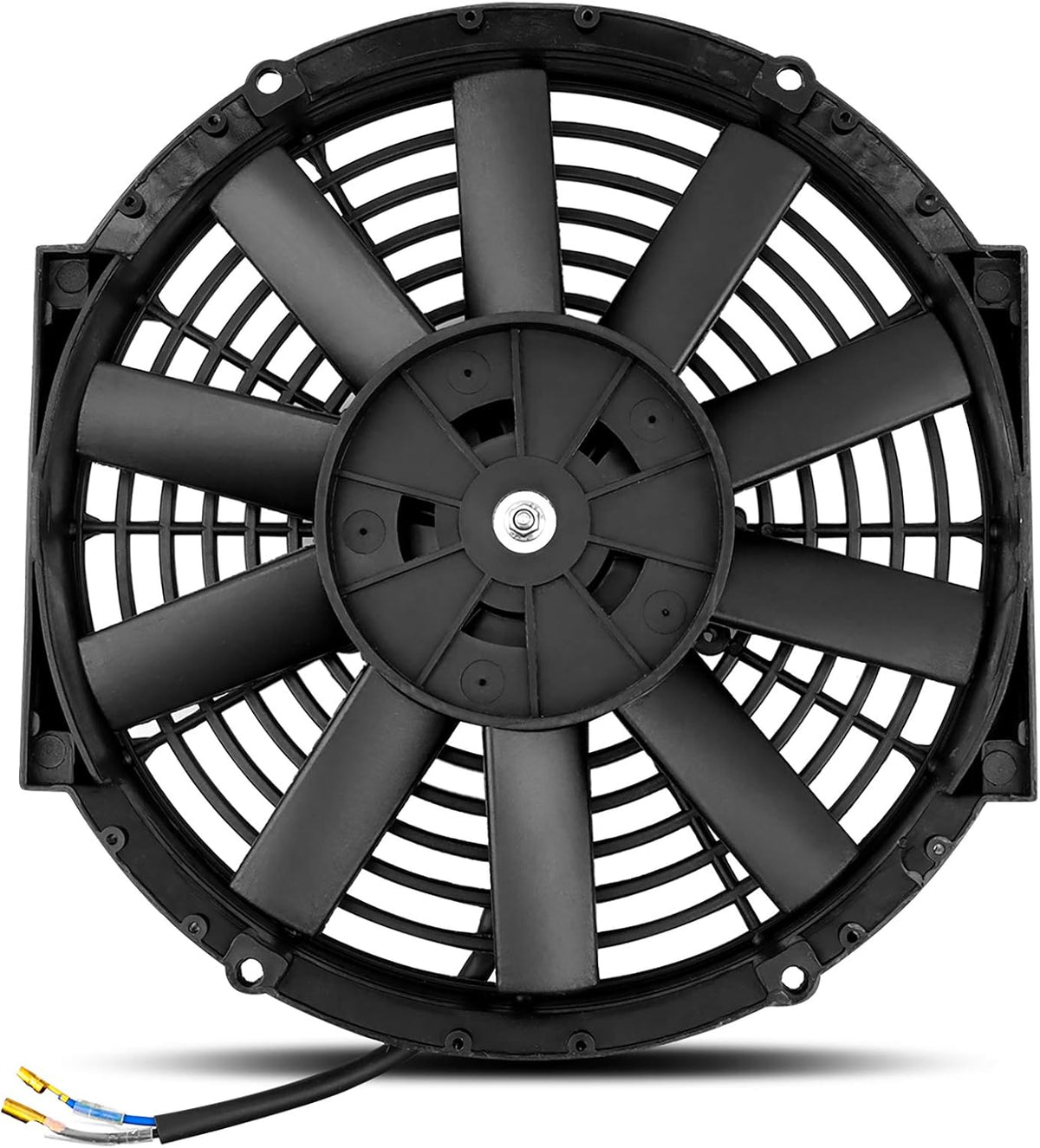 2x10 Inch Electric Radiator Cooling Fan 1350 CFM 12 Volts 80 Watts Pack of 2 X670210