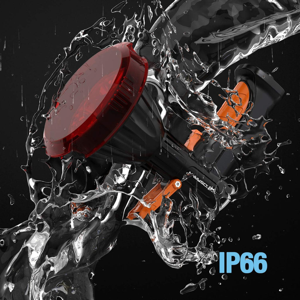 Rechargeable 4000 Lumen LED Spotlight with Detachable Red Light Filter Q6649