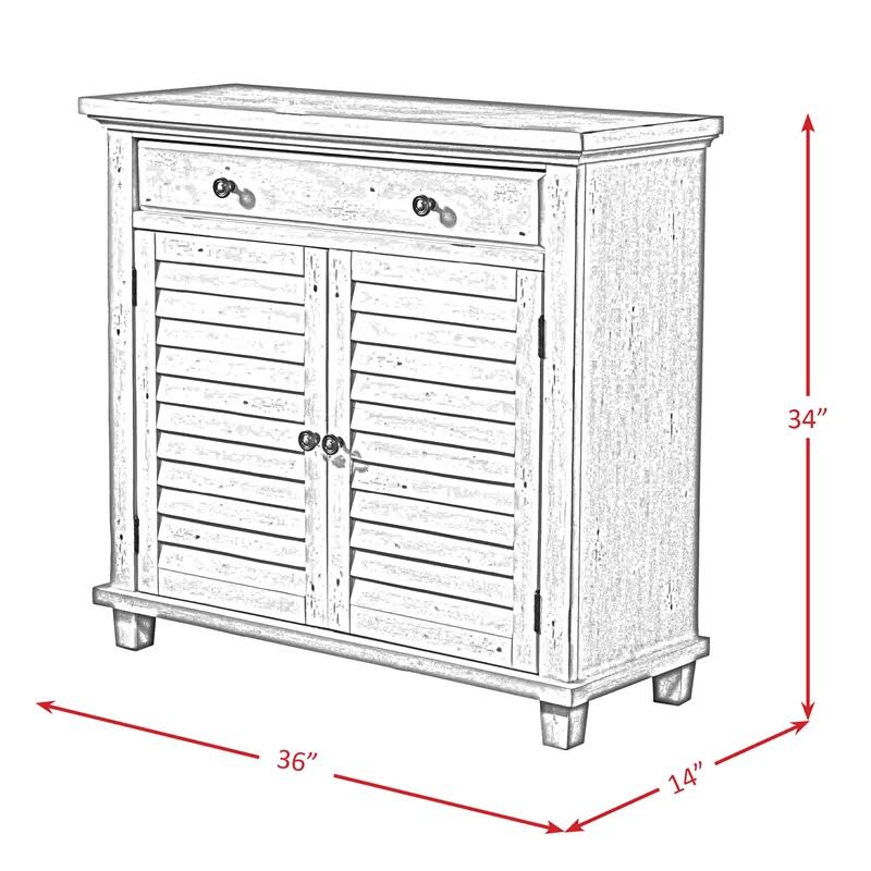 White Accent Chest N72566