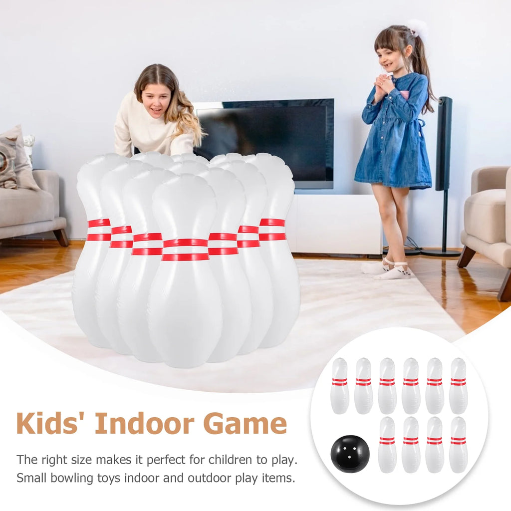 Inflatable Bowling Set Indoor Outdoor Game V6036