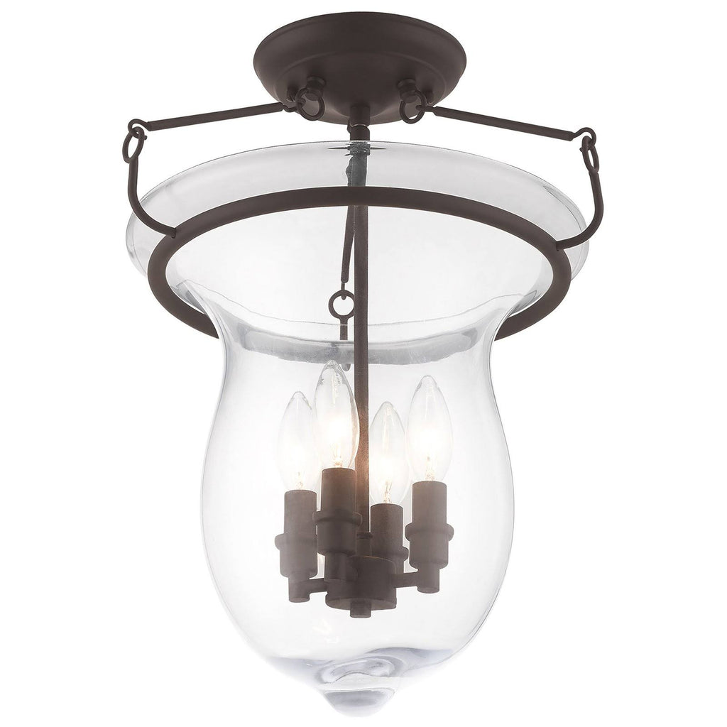 Bronze 4 Light Ceiling Mount V751215