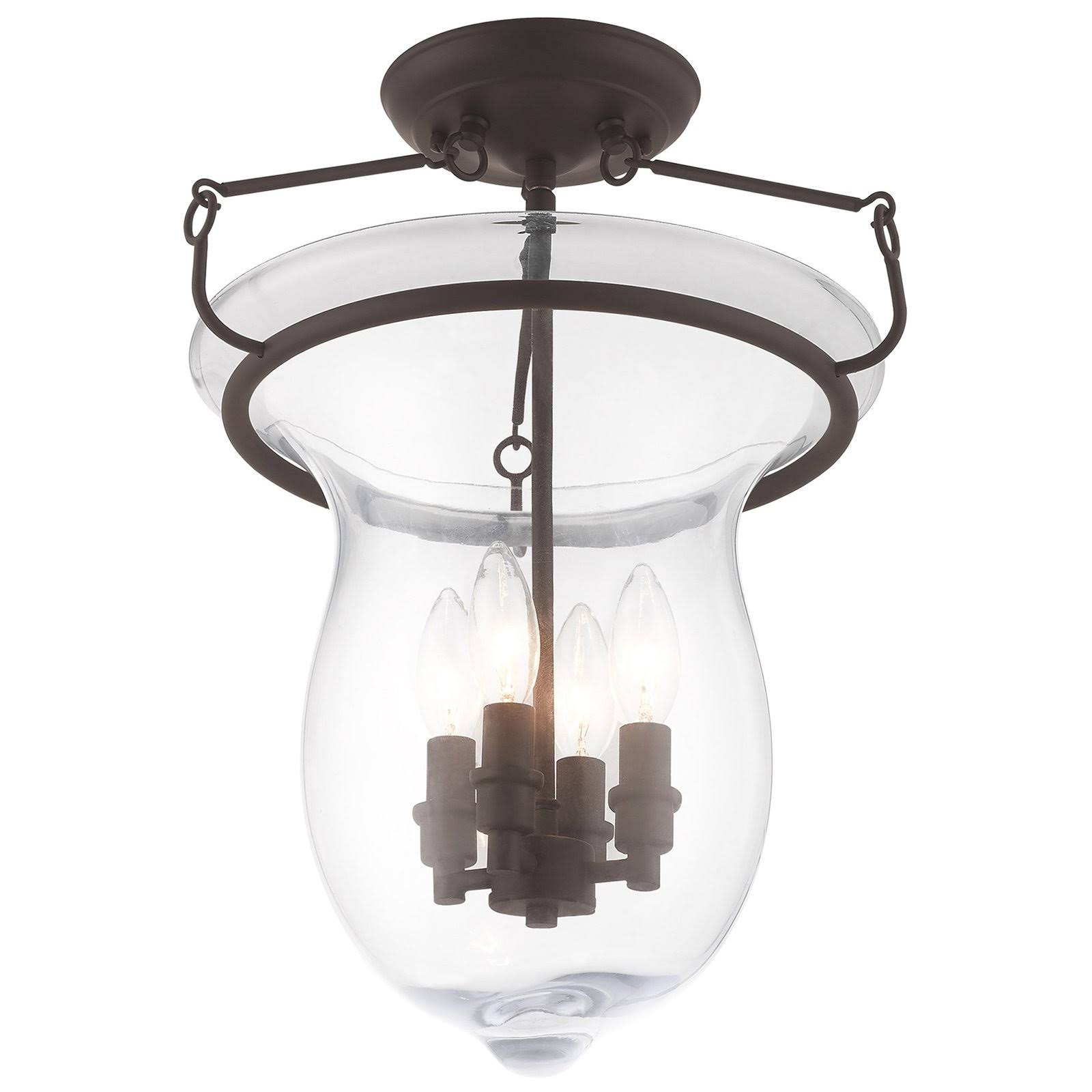 Bronze 4 Light Ceiling Mount V751215
