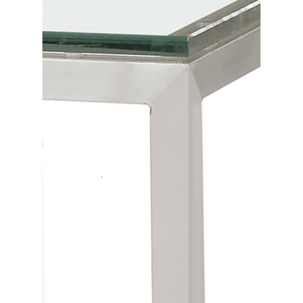 Clear Tempered Glass Patio Bar Table W4878