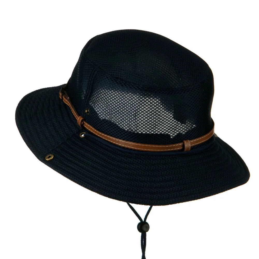 Navy 2XL Mesh Bucket Hat Q118