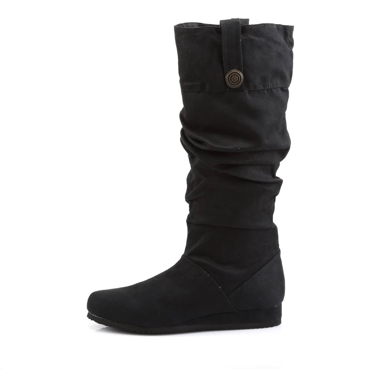 Black Microfiber Renaissance Shoes M847602