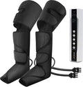 Leg Air Compression Massager with Portable Handheld Controller, 3 Modes & 3 Intensities (Black) P859