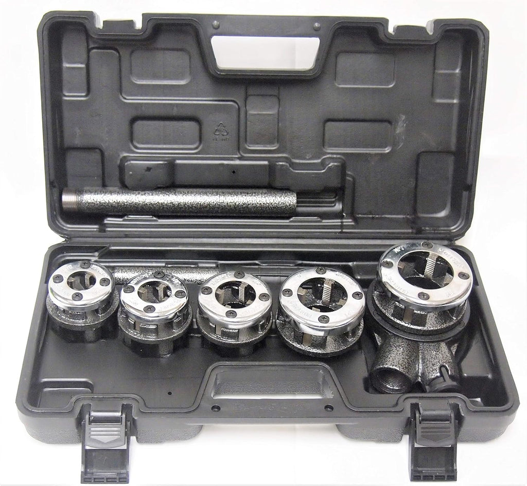 Ratcheting Pipe Threader Tool Kit 5 Dies Pack of 2 Q56467