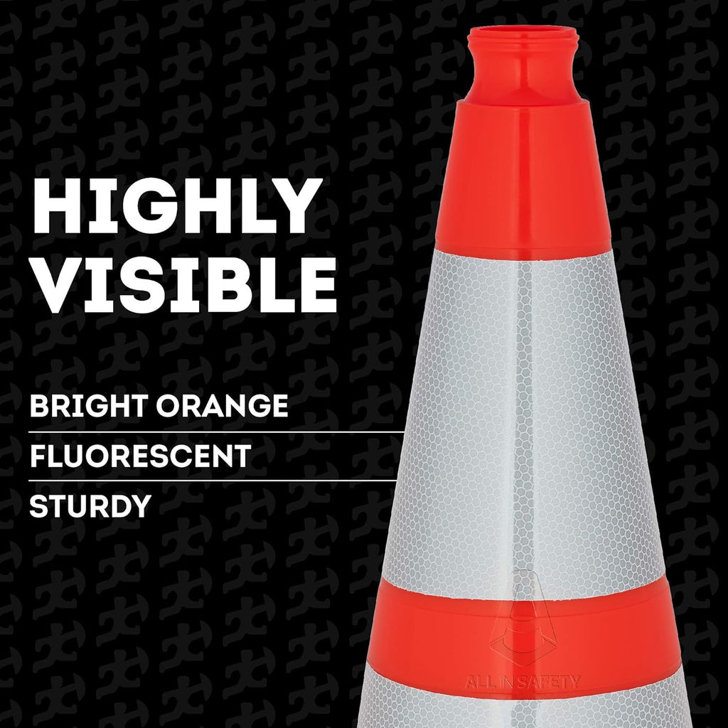 28 Inch Orange PVC Plastic Traffic Cones N659