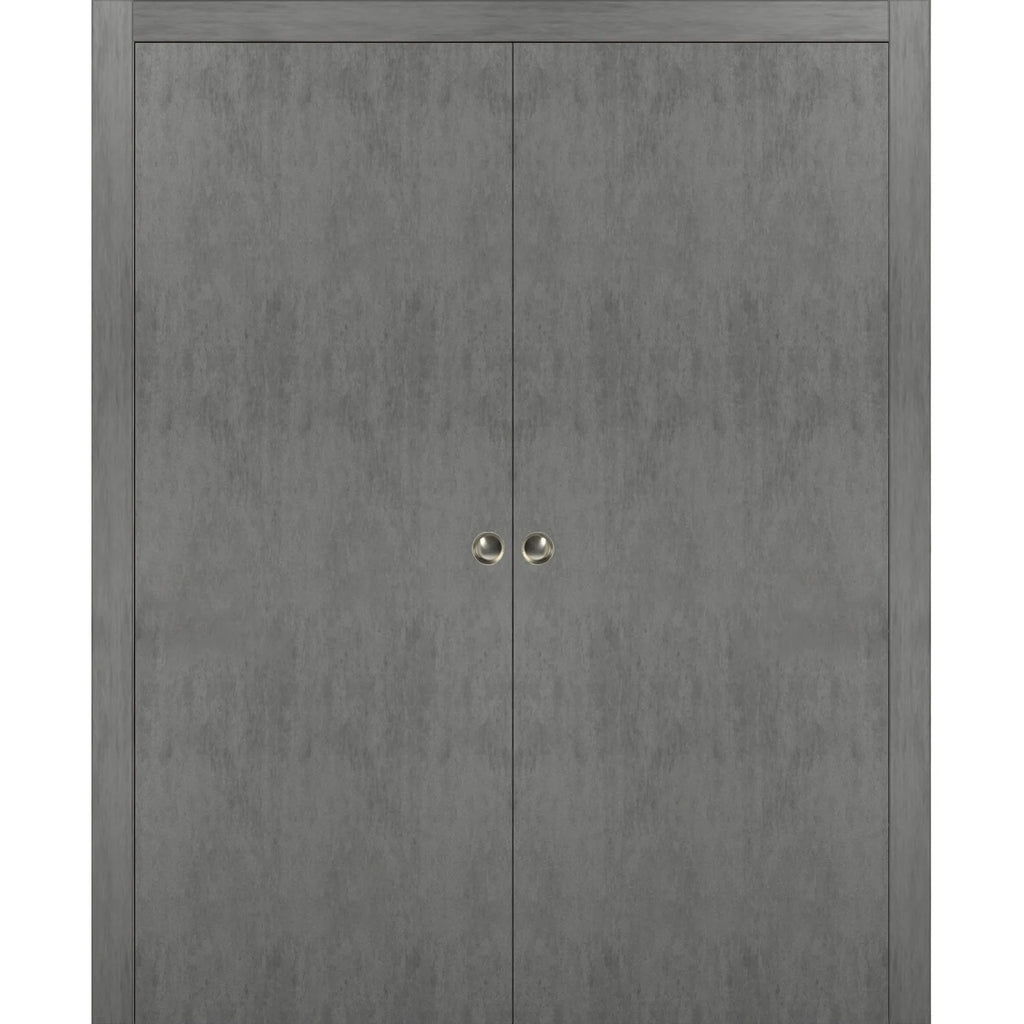 Sliding French Double Pocket Doors 36 x 80 inches Solid Wood Interior Doors T881933