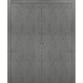 Sliding French Double Pocket Doors 36 x 80 inches Solid Wood Interior Doors T881933