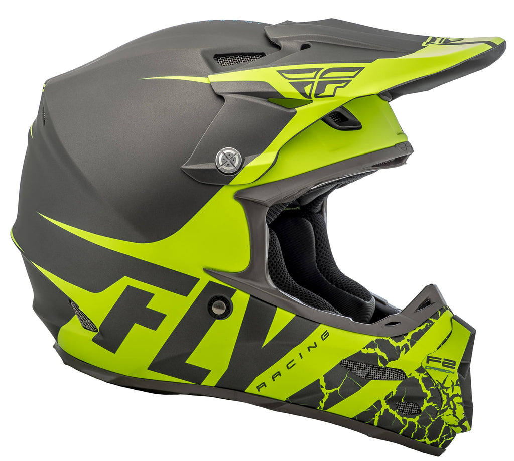 Matte Grey/Hi-Vis F2 Carbon Helmet A657554