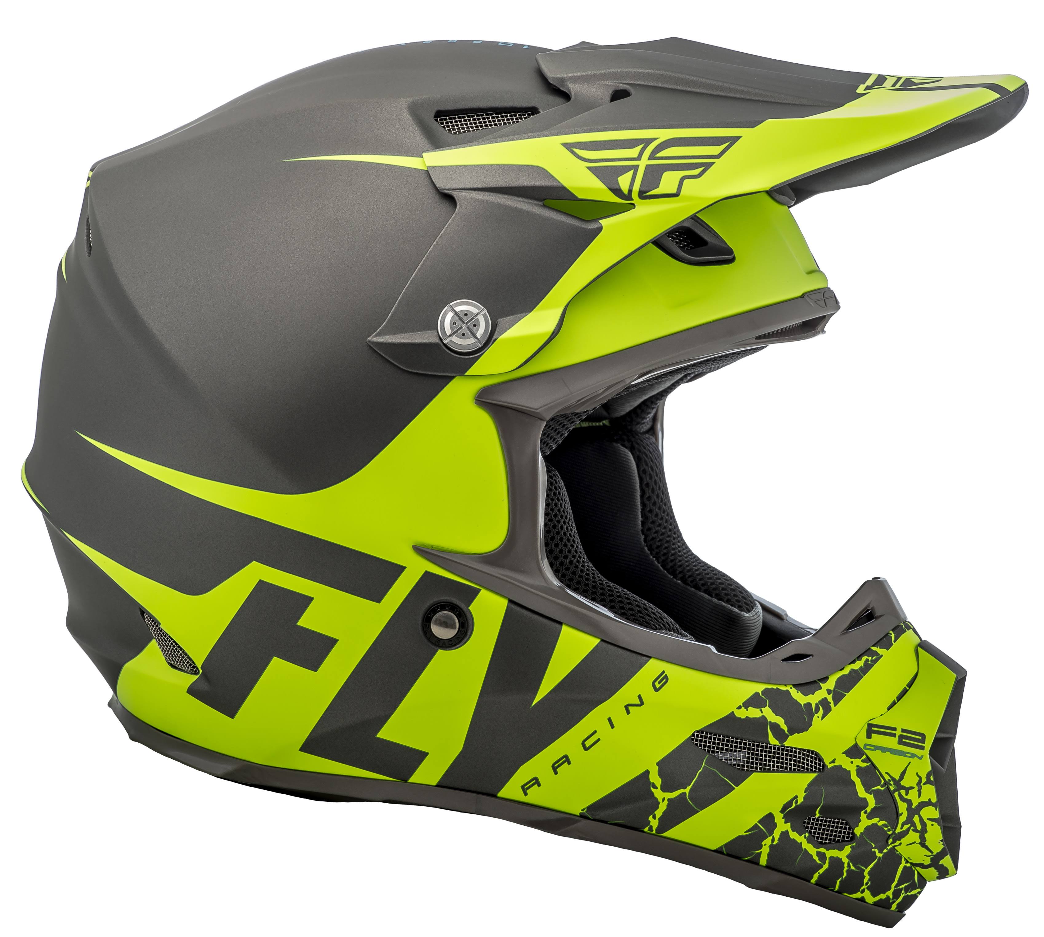 Matte Grey/Hi-Vis F2 Carbon Helmet A657554