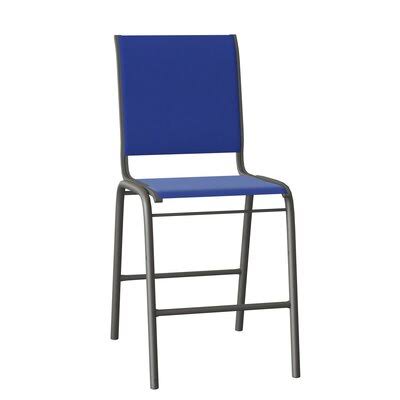 Stacking Patio Dining Side Chair Textured Beachwood Atlantis A6174