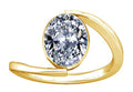 American Diamond Zircon Silver Ring K357