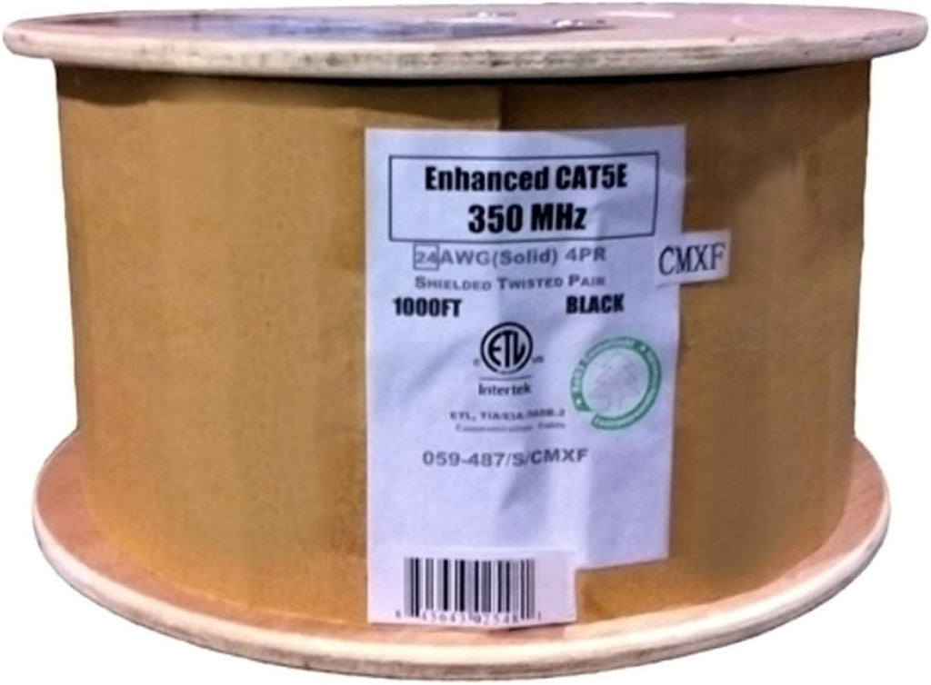 1000ft Black Bulk Ethernet Cable N8246