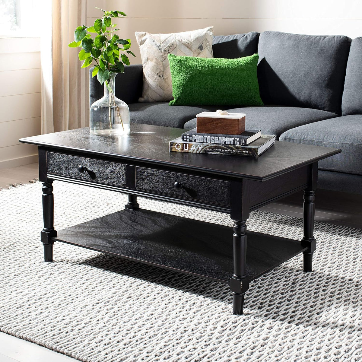 Vintage Grey Coffee Table V592