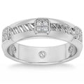 14k Gold Diamond Ring Wedding Band B715