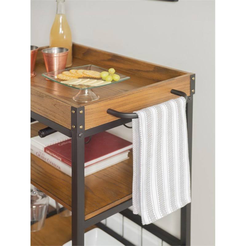 Black Kitchen Cart T333