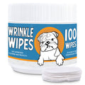 100 Count Dog Wrinkle Wipes for French Bulldog, English Bulldog, Pugs P166531