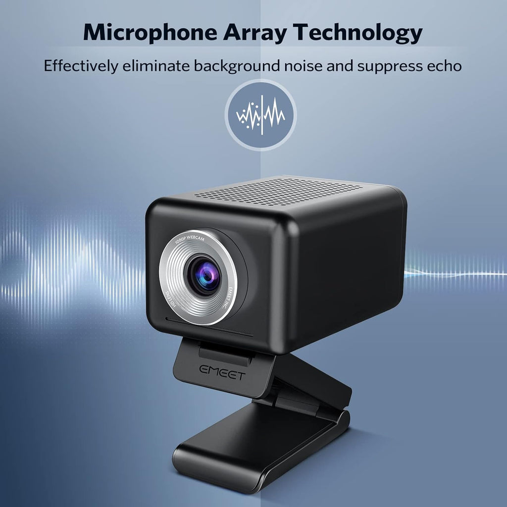3 in 1 1080P 60FPS Webcam with Microphone and Speaker T6131