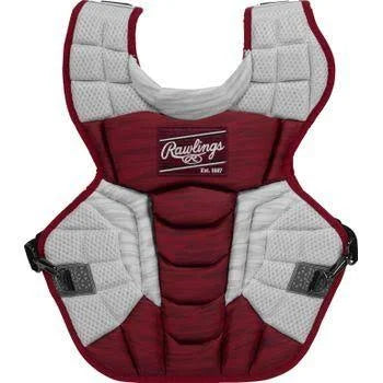 Black-Scarlet Adult Chest Protector C9239