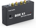 Phono Preamp with 3.5MM Headphone and RCA Output, DC 12V Power Supply, Pack of 2 W13746
