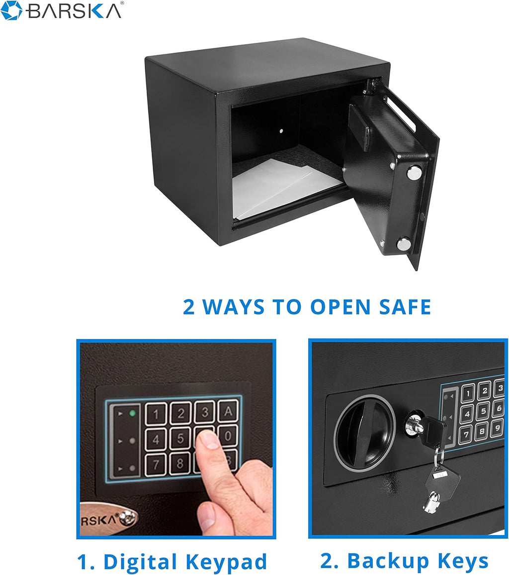 Compact Digital Depository Drop Safe with Front Load Drop Box R29002